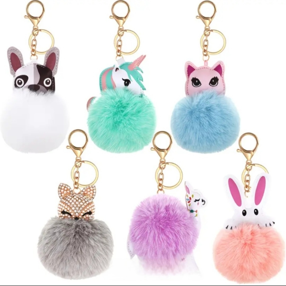 New Colorful Animal Keychain/Bag Charm